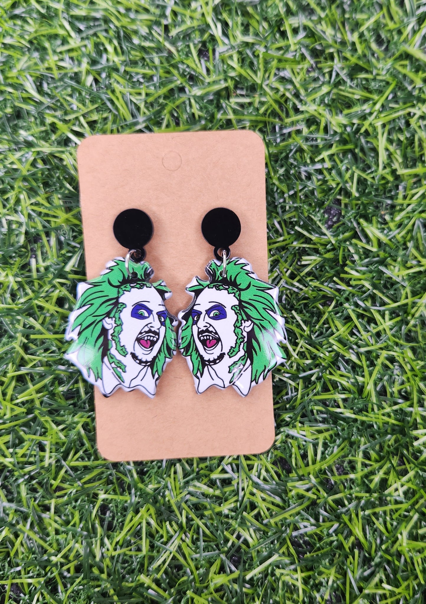 Bettlejuice Stud Dangle Earrings
