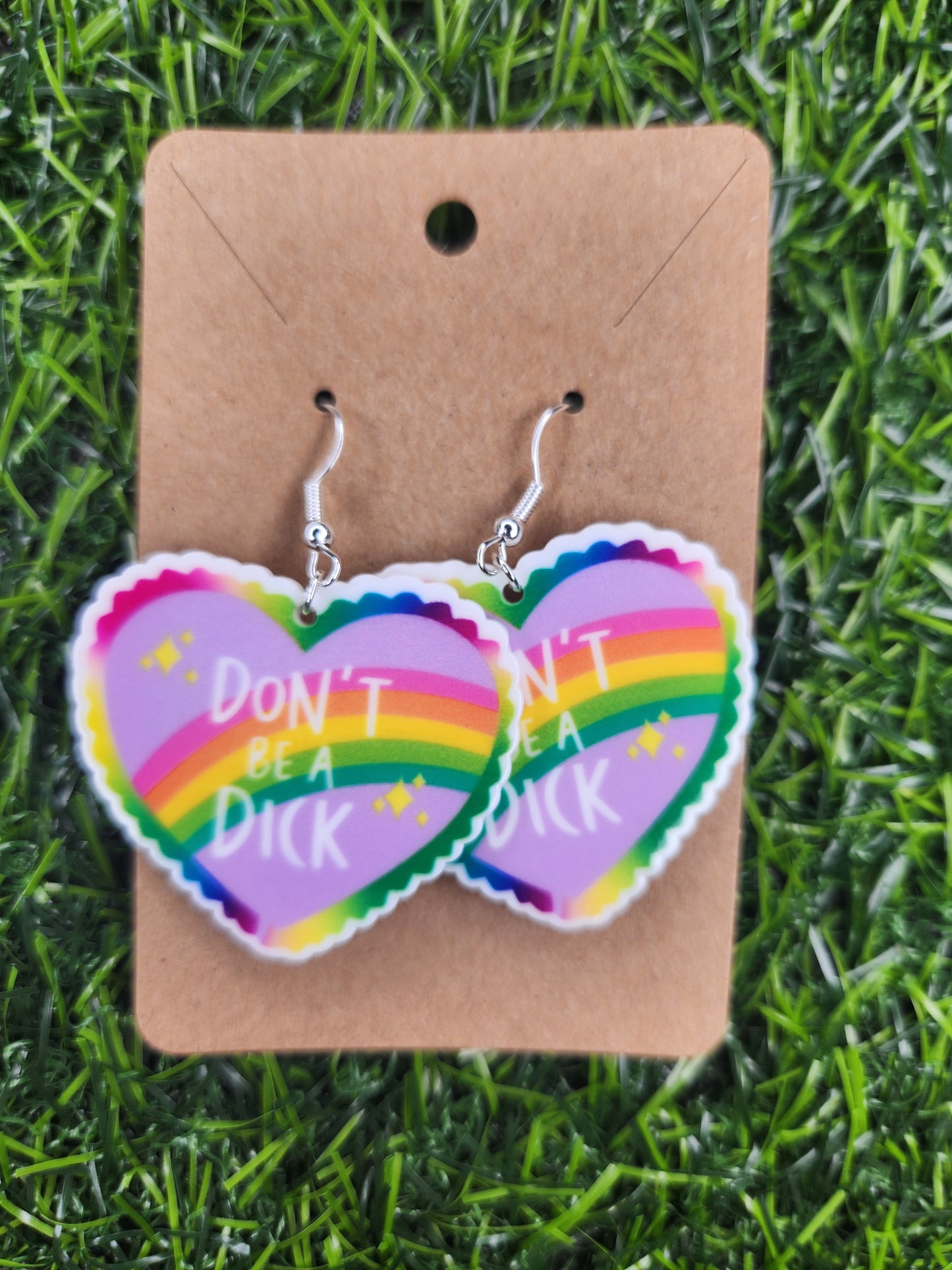 Don't be a 🍆 Hook Dangle Earrings