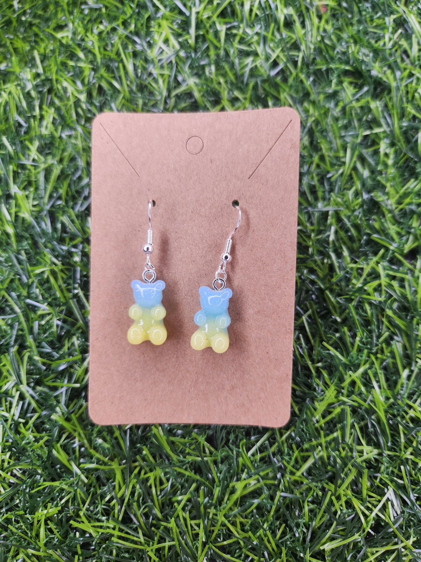 Cute Gummi Teddy Bear Dangle Earrings