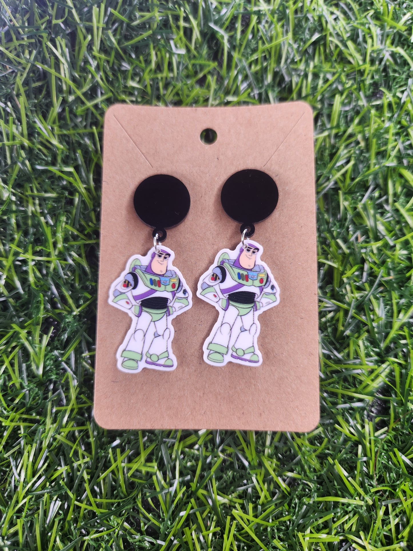 Toy Story Buzz Stud Dangle Earings