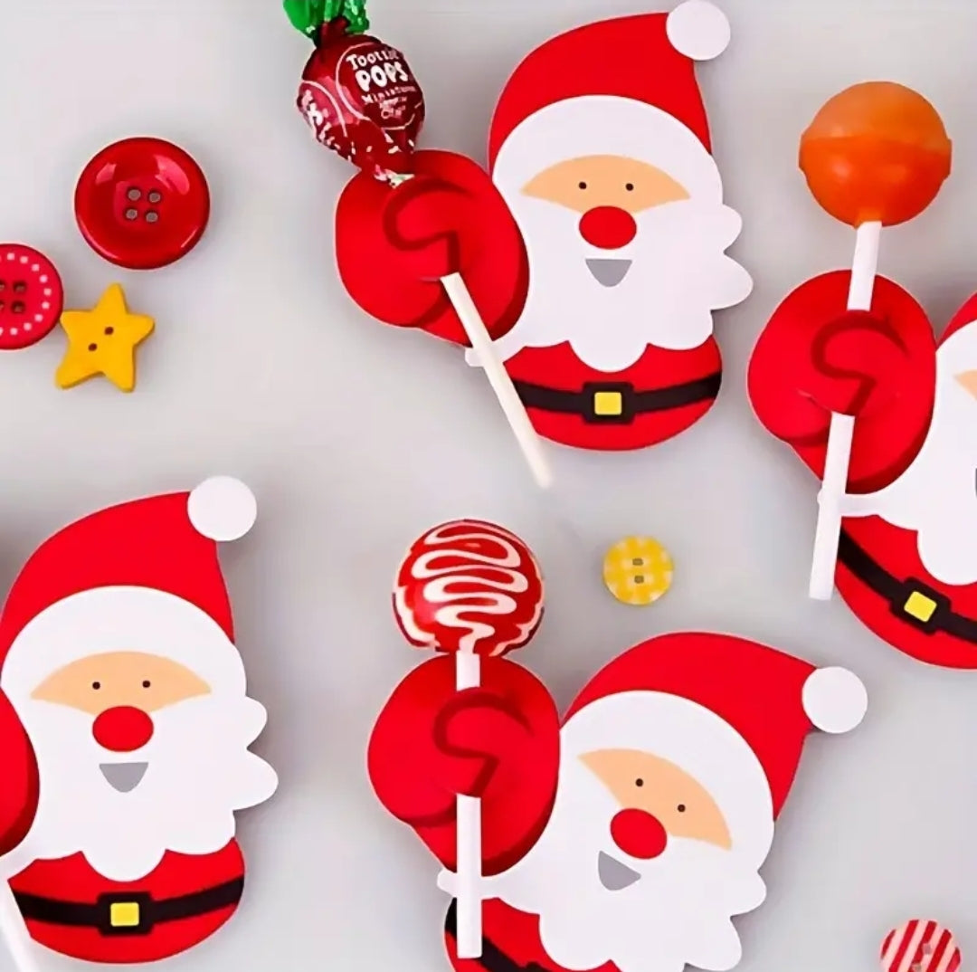 Santa Lollipop Holder 25 pack