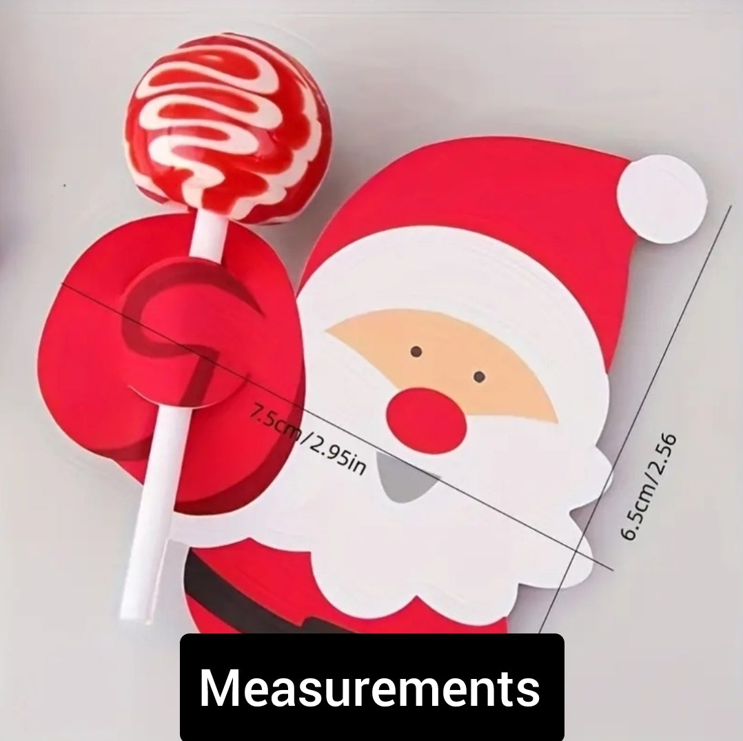 Santa Lollipop Holder 25 pack