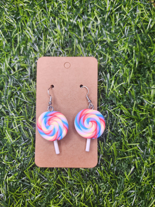 Rainbow swirl Lollipop