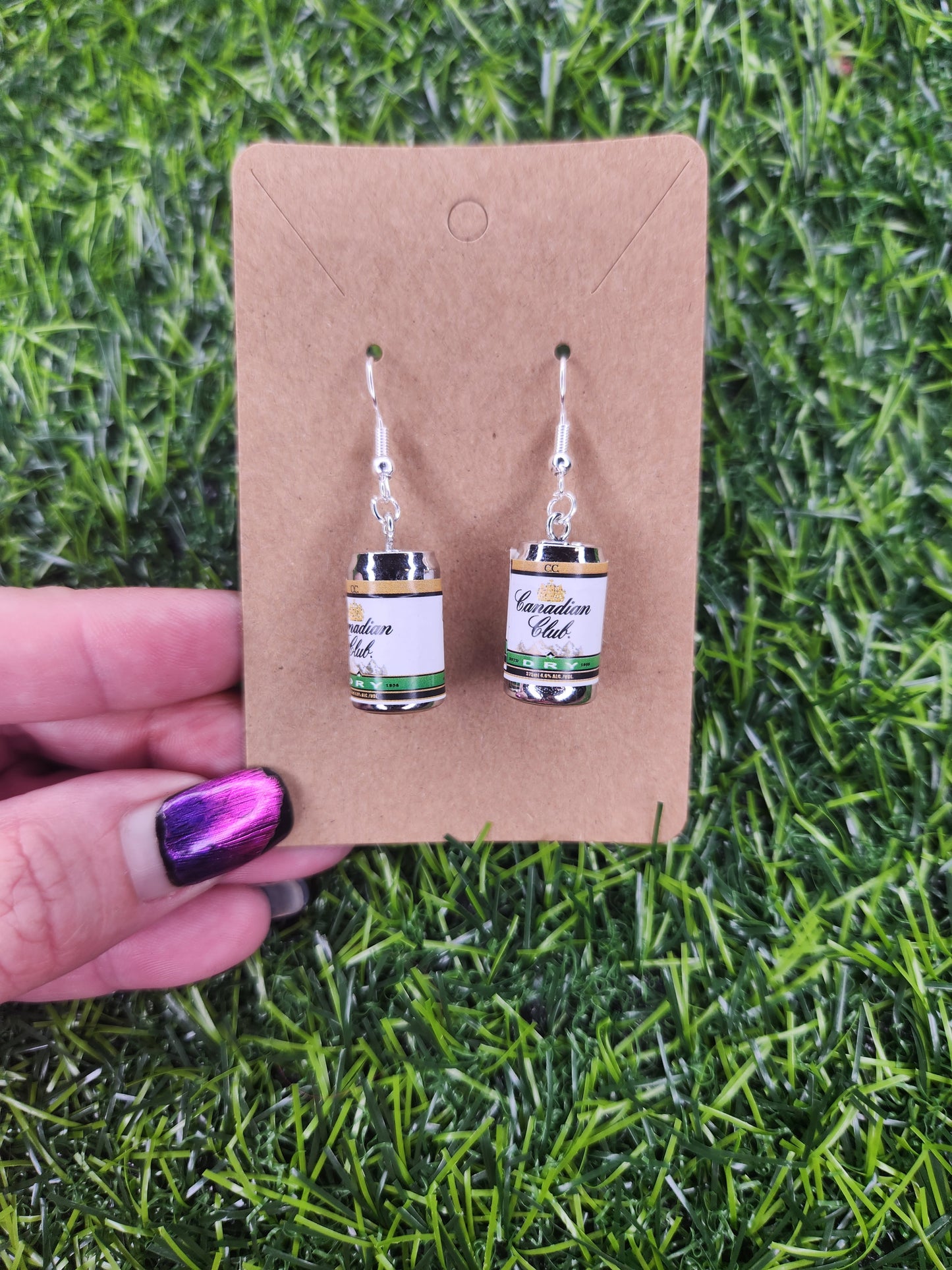 Club Can  Dangle Earings