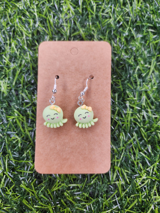 Cute Octopus Dangle Earrings