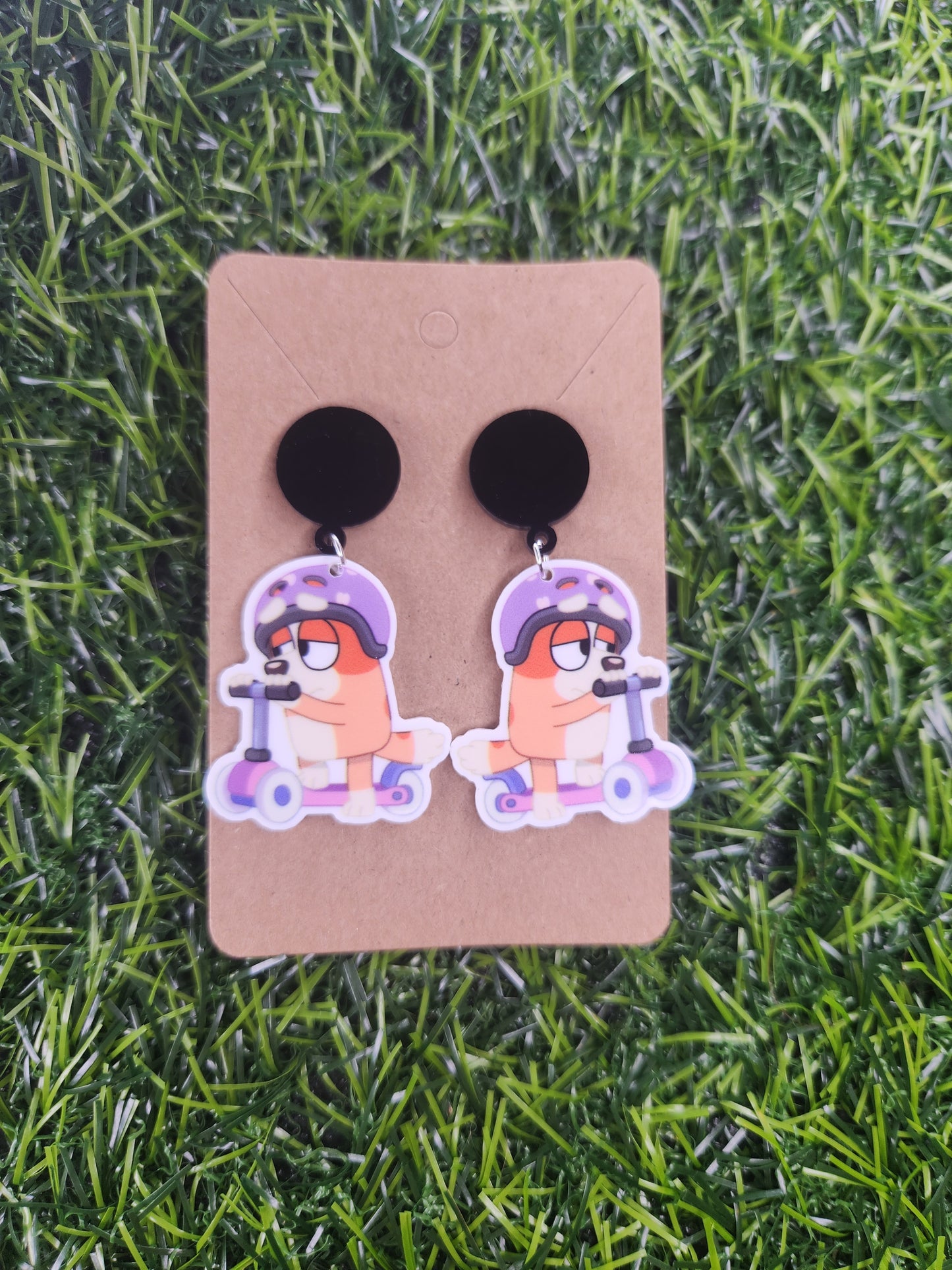 Bingo Stud Dangle Earings Scooter