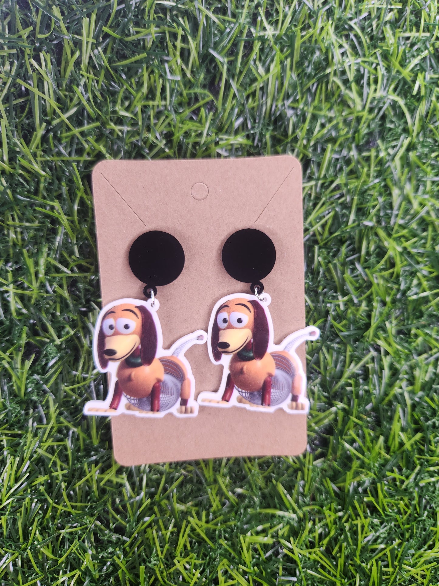 Toy Story Slinky Dog  Stud Dangle Earings