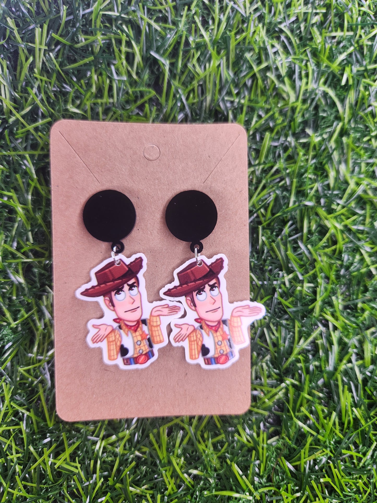 Toy Story Woody  Stud Dangle Earings